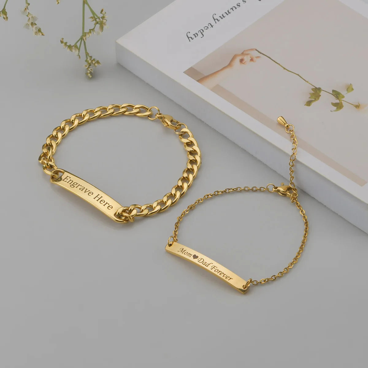 Custom Engraved Bracelets